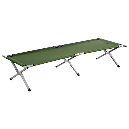 Opvouwbaar veldbed, groen, 200 cm
