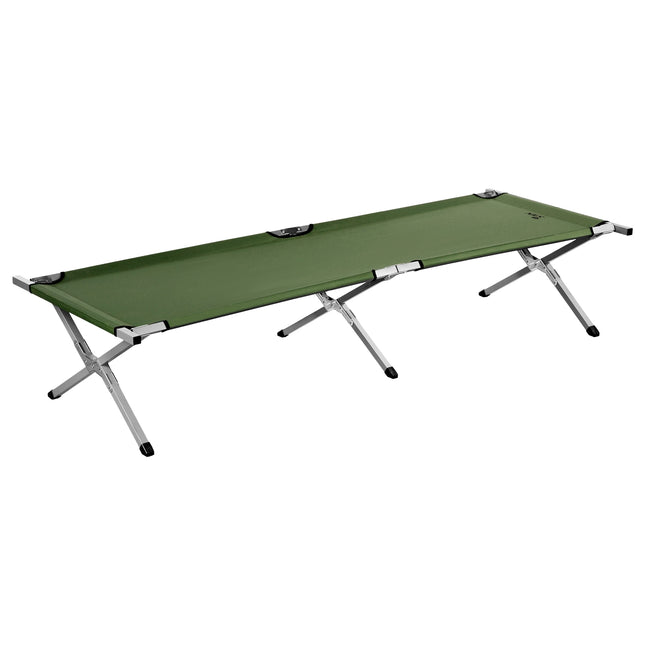 Opvouwbaar veldbed, groen, 200 cm