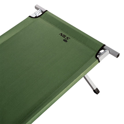 Opvouwbaar veldbed, groen, 200 cm
