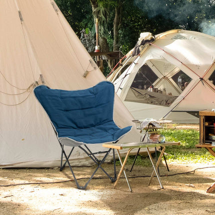 Skládací kempingová židle, nosnost 120 kg, snadno přenosná