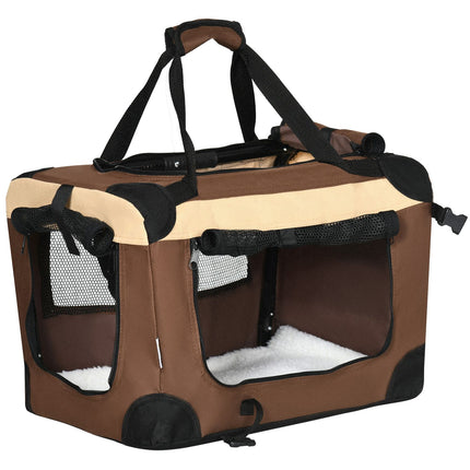 Skládací přepravka pro psy s polstrováním pro psy do 4 kg