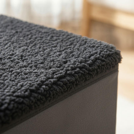 Faltbare Hundetreppe mit Stauraum – Grau, Klein