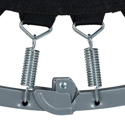 Skládací fitness trampolína, modro-černá, pokojová trampolína na cvičení