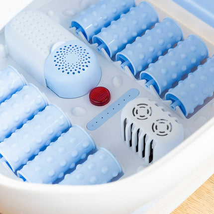 Skládací masážní lázeň na nohy s válečky a hydromasáží Footopy InnovaGoods