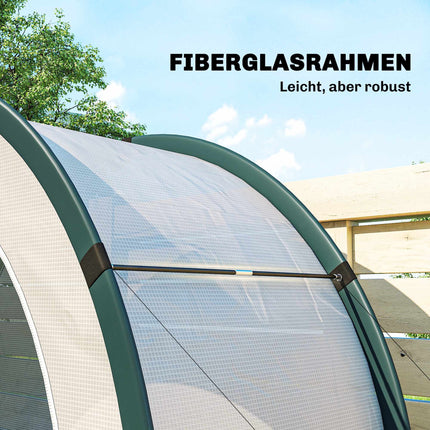 Faltbares Gewächshaus mit PE-Abdeckung, 200 x 80 x 164 cm