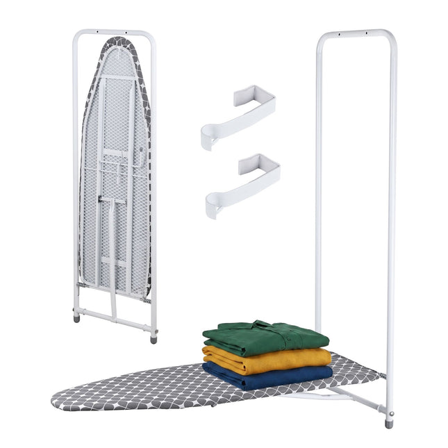 Foldable Over-Door Ironing Board, Steel Frame, 108.5x43 cm