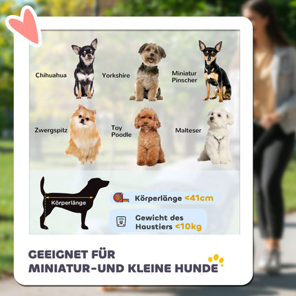 Skládací kočárek pro mazlíčky, 3 kola, síťová okna, červená, max. 10kg