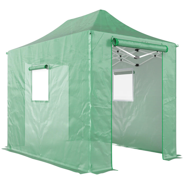 Skládací pop-up skleník, 295x200x270 cm, s UV ochranou