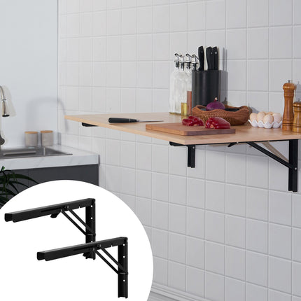 Foldable Shelf Brackets, 24-Inch, 2-Pack, 300 lb