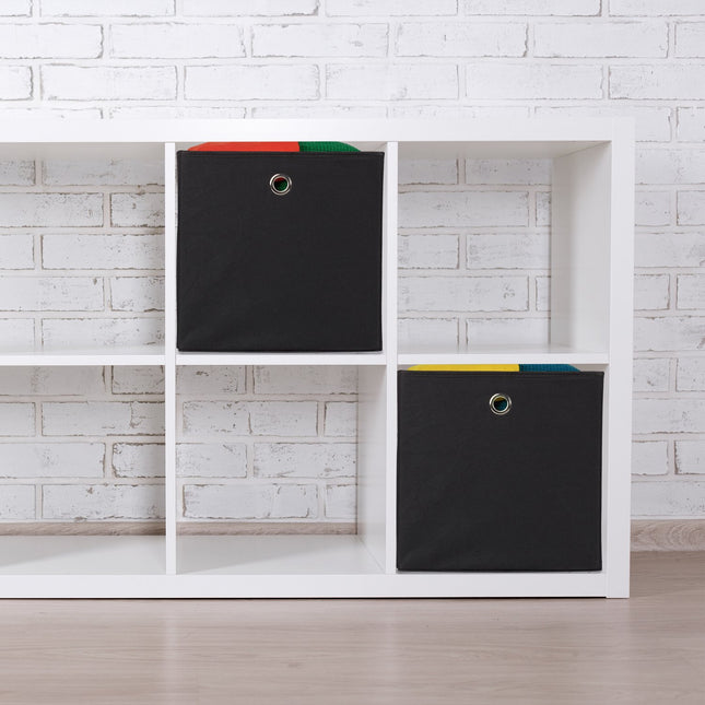 Opvouwbare opbergmanden - set van 4, stoffen organizers