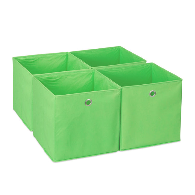 Opvouwbare opbergmanden, set van 4 - Stoffen organizers