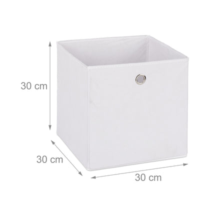 Foldable Shelf Storage Baskets, Set of 4, Fabric Organizers