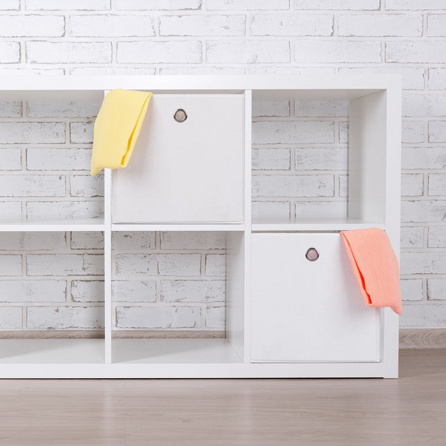 Opvouwbare opbergmanden, set van 4, stoffen organizers
