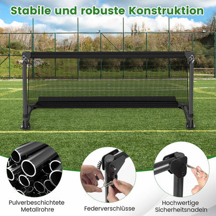 Foldable Soccer Goal 100x50x47cm Metal Frame, PE Net
