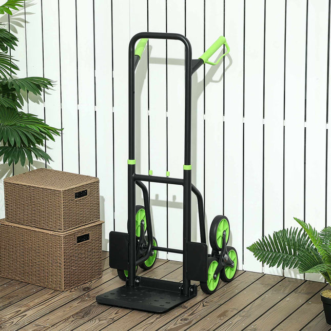 Opvouwbare trapbeklimwagen, stalen frame, draagvermogen 120 kg