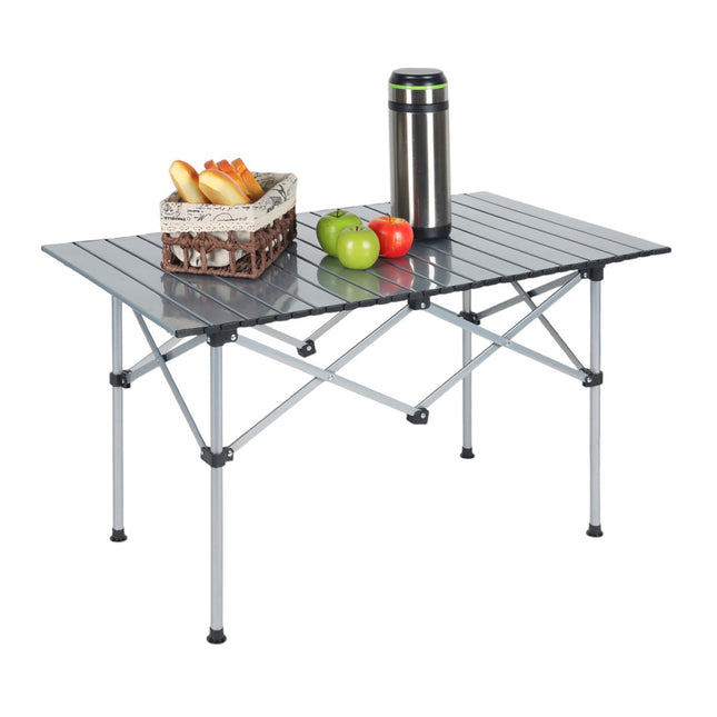 Opvouwbare stalen kampeertafel met draagtas