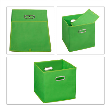 Skládací úložné koše, sada 4 ks – organizační boxy