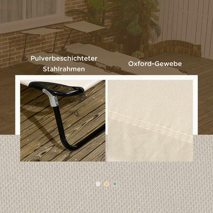 Skládací sada lehátek se stříškou – 5 poloh opěradla