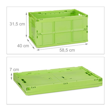 Skládací stabilní úložný box