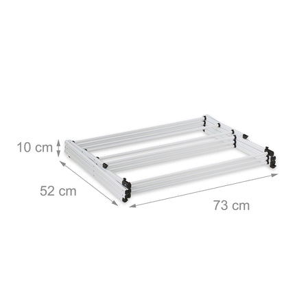 Foldable coat hanger in metal