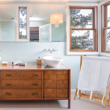 Opvouwbare wasmand met 3 compartimenten