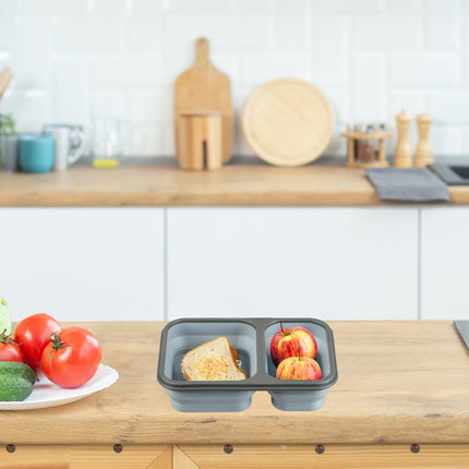 Skládací svačinový box se 2 přihrádkami