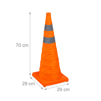 Skládací kužely 70 cm, 2 ks