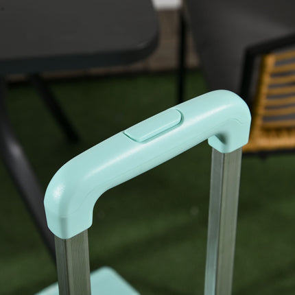 Folding shopping trolley - 80 kg capacity, telescopic handle