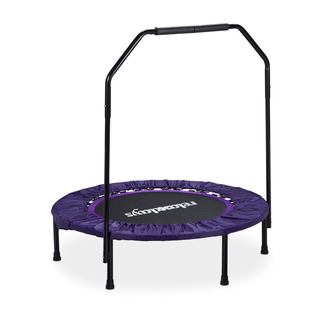 Skládací trampolína s madlem
