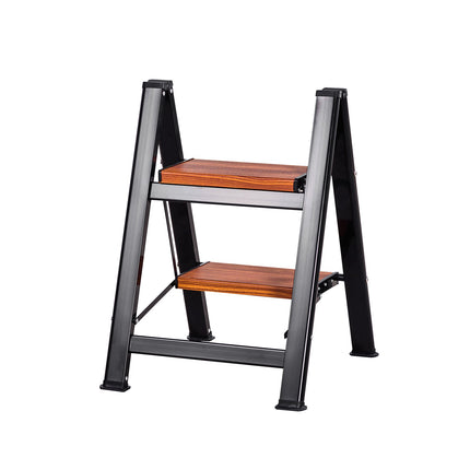 Folding 2-Step Ladder, Anti-Slip Steps, 150 kg