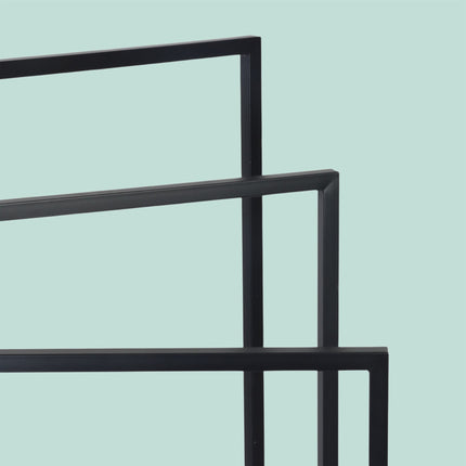 Folding 3-Arm Iron Towel Rack – Space-Saving, Freestanding