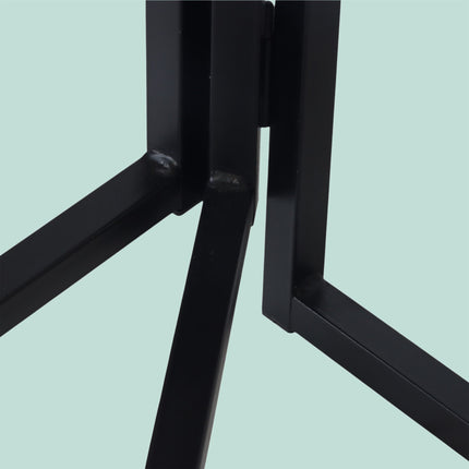Folding 3-Arm Iron Towel Rack – Space-Saving, Freestanding