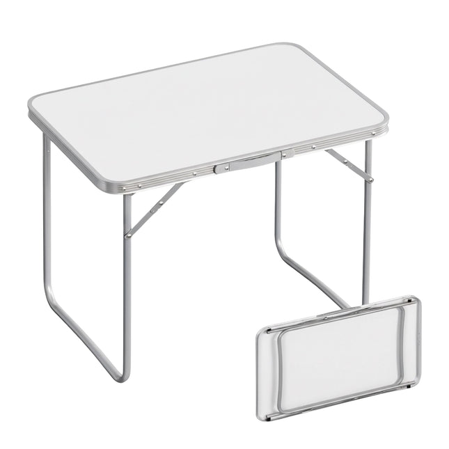 Opvouwbare aluminium campingtafel, draagbaar en duurzaam.