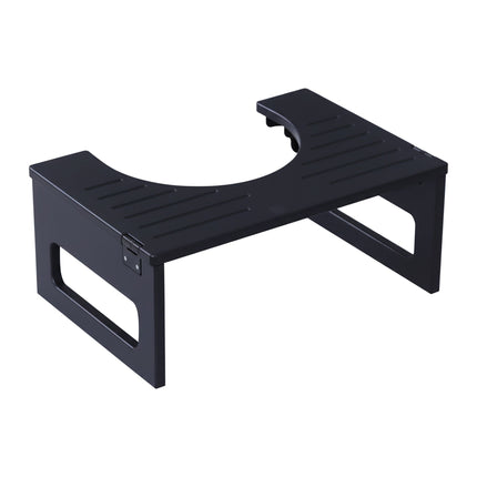Folding Bamboo Toilet Stool, Non-Slip, Compact