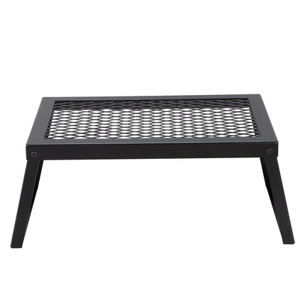 Folding Campfire Grill, Steel, 18x12 In, 13 lb