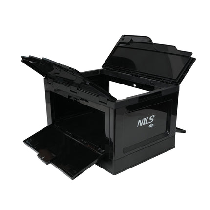 Skládací kempingový box s víkem, 50L, 2v1