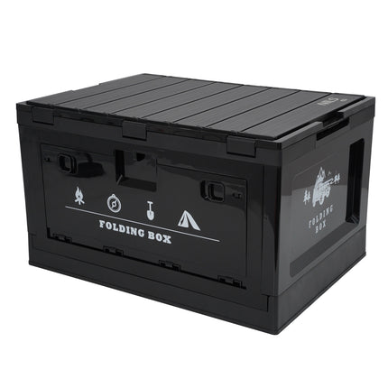Skládací kempingový box s víkem, 50L, 2v1