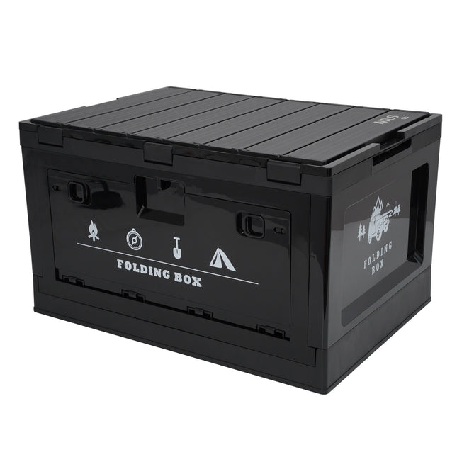 Opvouwbare kampeerbox met deksel, 50L, 2-in-1
