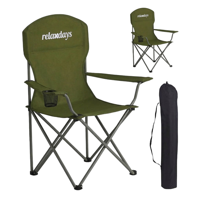 Set van 2 opvouwbare campingstoelen - inclusief draagtas