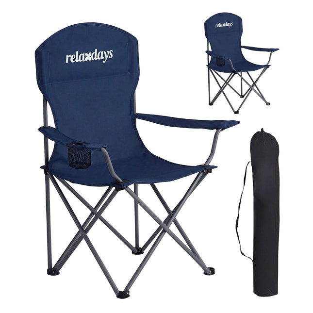 Set van 2 opvouwbare campingstoelen - Lichtgewicht met draagtas