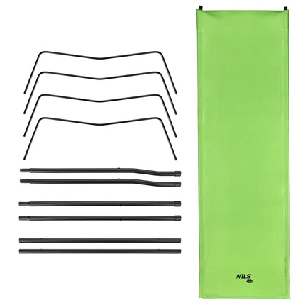 Folding Camping Cot, Steel Frame, 190x60 cm, 110 kg