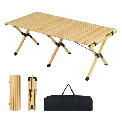 Skládací kempingový stůl, 48 Inch, borovicové dřevo, s taškou