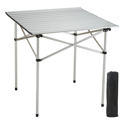 Folding Camping Table, Aluminum 24x16 in, Carry Bag