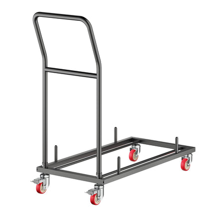 Folding Chair Cart, Holds 25 Chairs, 300 lb Capacity