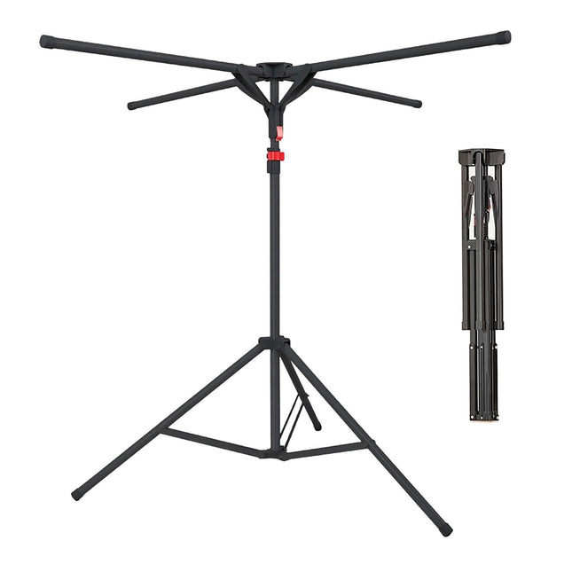 Folding Clothes Drying Rack, Space-Saving, 4 Arms