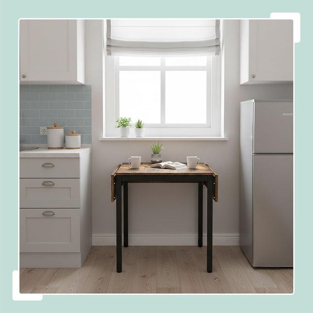 Skládací jídelní stůl pro 2-4 osoby, úsporný design