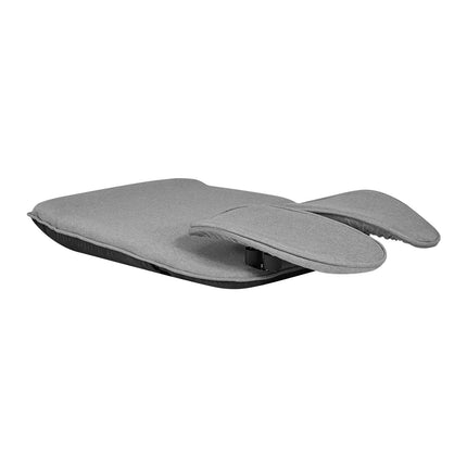 Folding Floor Chair, 5-Position, Ergonomic Back, Linen