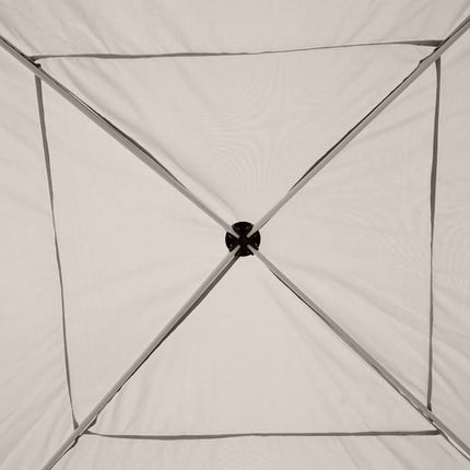 Skládací altán s bočnicemi a přepravní taškou, 3x3M béžová