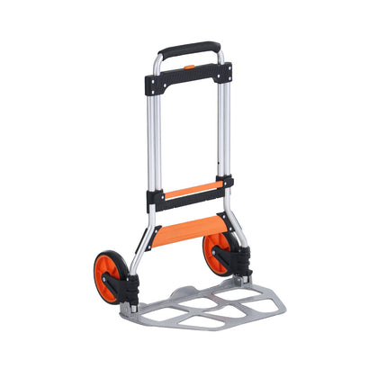 Folding Hand Truck, 275 lb Capacity, Aluminum Convertible Dolly