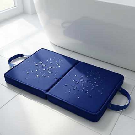 Skládací podložka pod kolena s držadly – tmavě modrá, pěna